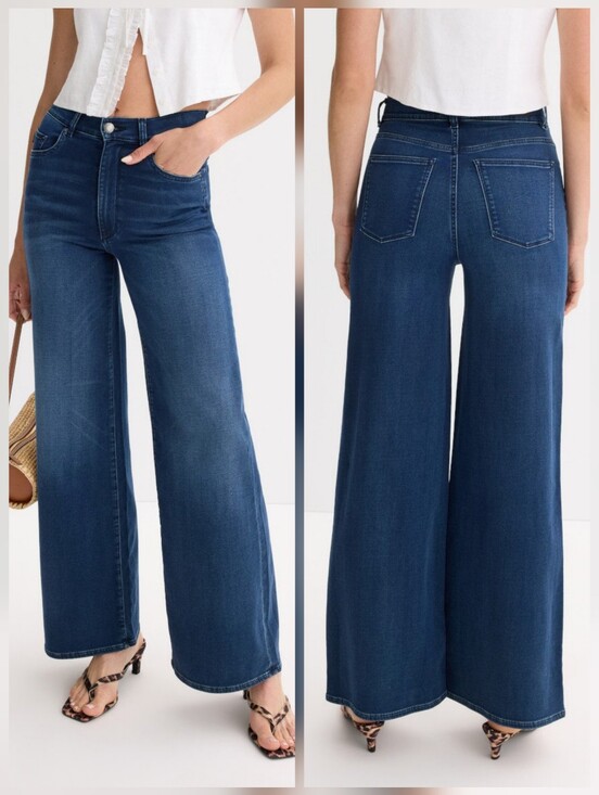 DL1961 Denim - DL1961 Hepburn Wide Leg high Rise Denim Size 27